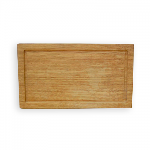 купить Wooden board 300 * 170 * 20 mm rectangular with a groove, oak, oil-wax