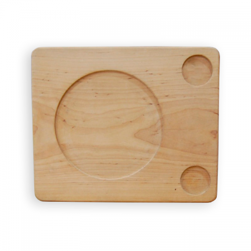 купить Wooden board 300 * 245 * 15mm for serving, alder