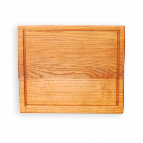 купить Wooden board 300 * 250 * 37 mm with a groove with a sample for hands, ash